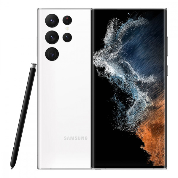 Смартфон Samsung Galaxy S22 Ultra (2022) 12/256Gb Белый