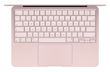 Apple MacBook Neo 13" (A18 Pro, 6C CPU, 5C GPU, 2026) 8/512Gb SSD (MHFJ4) Blush, розовый