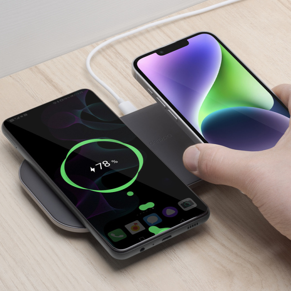 Зарядная станция Deppa Charging Station Dual, 40Вт, черный (24026)