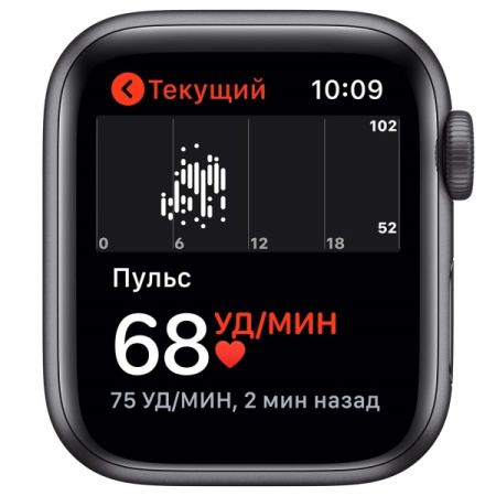 Apple Watch Nike SE (2021), 40mm, Space Gray Aluminum Case with Anthracite/Black Nike Sport Band