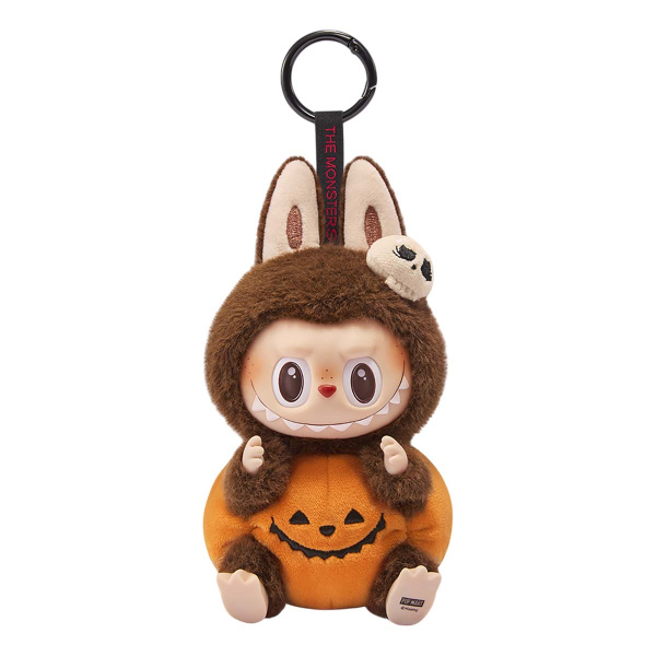 Коллекционная фигурка POP MART LABUBU The Monster Happy Halloween Party Sitting Pumpkin, 15 см