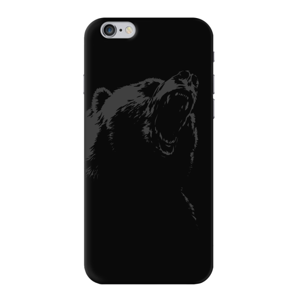 Чехол Deppa Art Case для iPhone 6/6S Black Медведь, цвет Черный (100256)