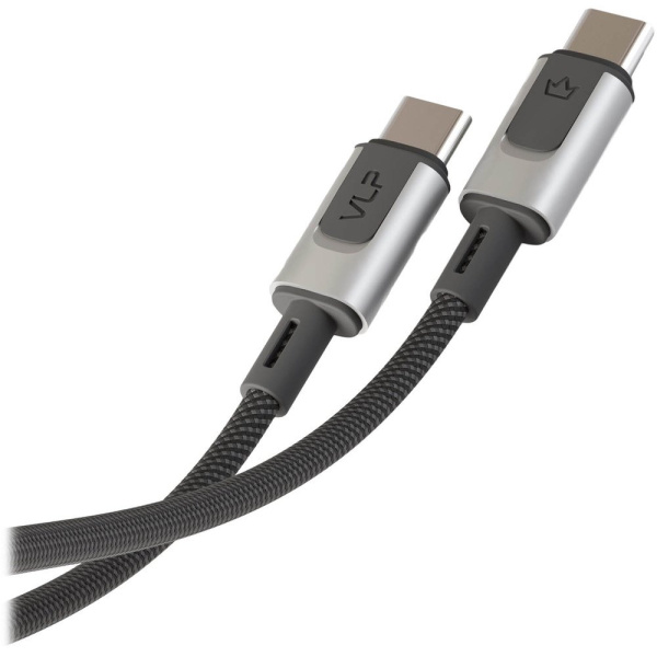 Кабель VLP Force Line [USB-C - USB-C] 100W 120см, чёрный (1036005)