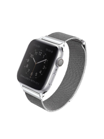 Ремешок Uniq Dante Strap Steel для Apple Watch 42/44/45 мм, цвет Серебристый
