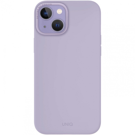 Чехол Uniq LINO для iPhone 14 Plus, цвет Лавандовый (Lavender)