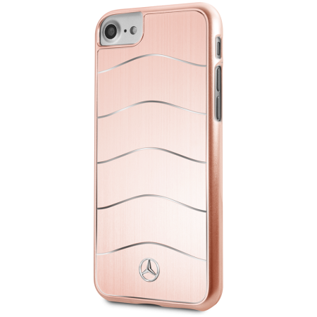 Чехол CG Mobile Mercedes Wave VIII Hard Brushed Aluminium для iPhone 7/8/SE 2020, цвет Розовый (MEHCP7CUSALRG)