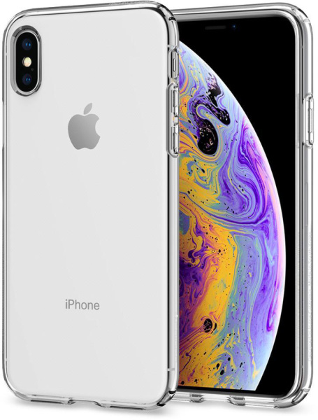 Чехол Spigen для Apple iPhone X Liquid Crystal, цвет Прозрачный (063CS25110)