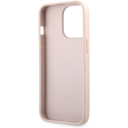 Чехол CG Mobile Guess PU 4G + Ring Hard для iPhone 14 Pro, цвет Розовый