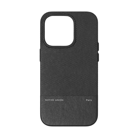Чехол Native Union (Re)Classic для iPhone 14 Pro, кожа, черный