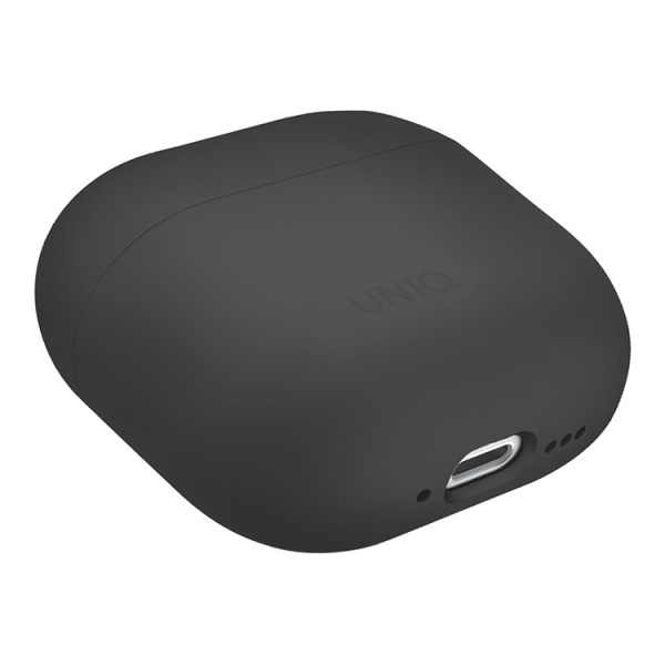 Чехол Uniq Lino для AirPods 4, Серый (AIRPODS(2024)-LINOGRY)
