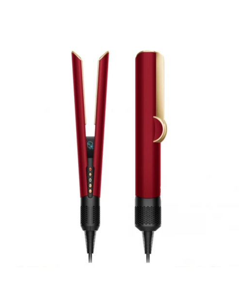 Выпрямитель для волос Dyson AirStrait HT01 Red Velvet/Gold, красный/золотой