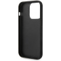 Чехол CG Mobile Karl Lagerfeld 3D Rubber Monogram w Metal logo Hard для iPhone 14 Pro, цвет Черный (KLHCP14LRUPKLPK)