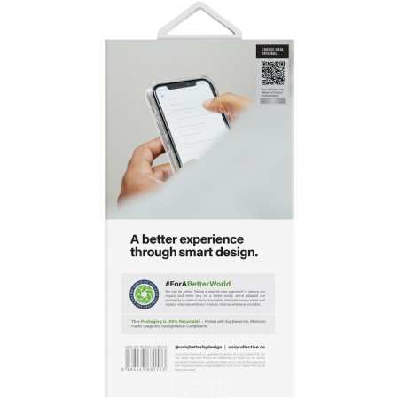 Чехол Uniq Clarion для iPhone 14 Plus, цвет Прозрачный (Clear)