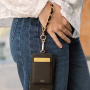 Ремешок на шею/руку Uniq COEHL Caryne 3-in-1 Lanyard and Handstrap + ID Card Ebony