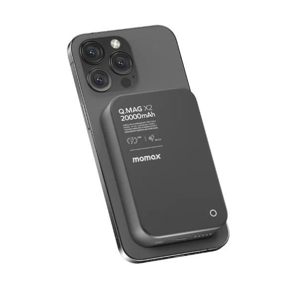 Внешний аккумулятор Momax Q.Mag X2 20000 mAh, Черный (IP133CND)