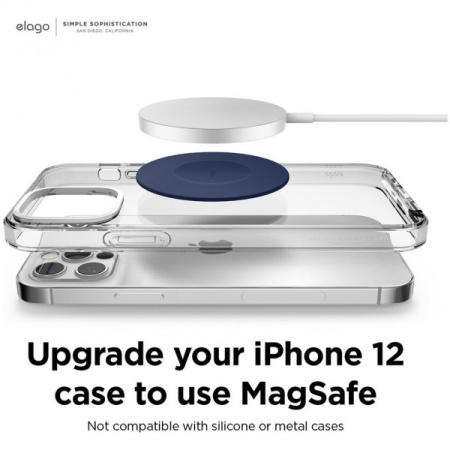 Cтикер Elago MagSafe Guide silicone sticker для iPhone, цвет Бежевый (EMSGUIDE-ST)