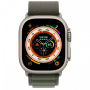 Apple Watch Ultra 49 мм корпус из титана ремешок Alpine Loop зеленого цвета