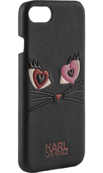 Чехол Karl Lagerfeld Choupette in love Hard для iPhone 6/6S Black, цвет Черный (KLHCP6CL2BK)