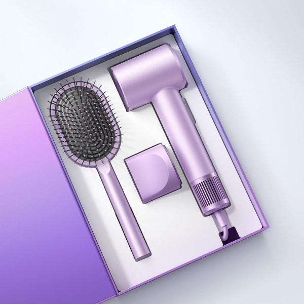 Фен Xiaomi Mijia  Water Ionic Hair Dryer H501 Purple Gift Set
