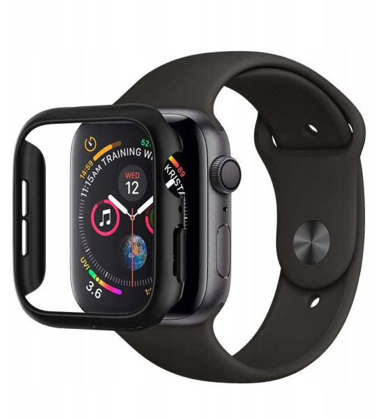 Чехол Spigen Thin Fit, black - Apple Watch 4 44mm