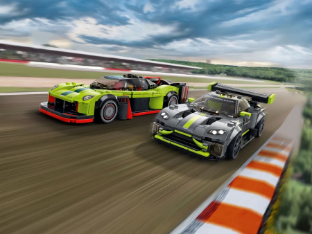 Конструктор LEGO Speed Champions - Aston Martin Valkyrie AMR Pro и Aston Martin Vantage GT3 (76910)