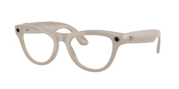 Умные очки Ray-Ban Smart Glasses Skyler Shiny Chalky Gray / Transition Sapphire, RW4010, размер L
