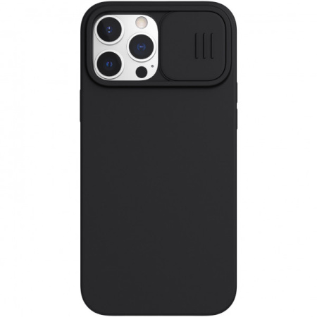 Чехол Nillkin CamShield Silky Silicone для iPhone 13 Pro Max, цвет Черный (6902048223400)
