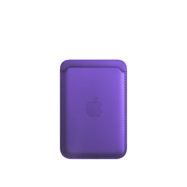 Магнитный картхолдер Leather Wallet Case with MagSafe, Lavender