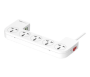 Сетевой фильтр в боксе LDNIO SN5310 Management Power Strip Box - 5 розеток, 2500W, 3 USB-A, 2м, версия EU (white)
