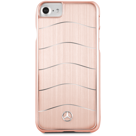 Чехол CG Mobile Mercedes Wave VIII Hard Brushed Aluminium для iPhone 7/8/SE 2020, цвет Розовый (MEHCP7CUSALRG)