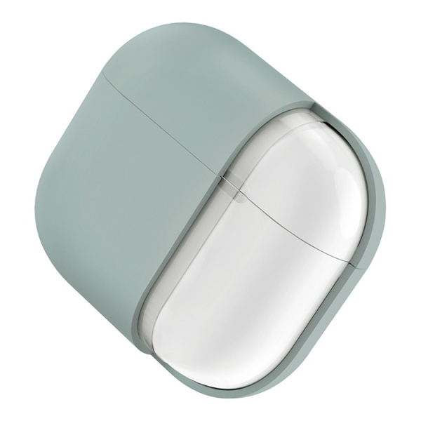 Чехол Uniq LINO Liquid silicone Iceplant Green для Airpods 4 чехол, зеленый
