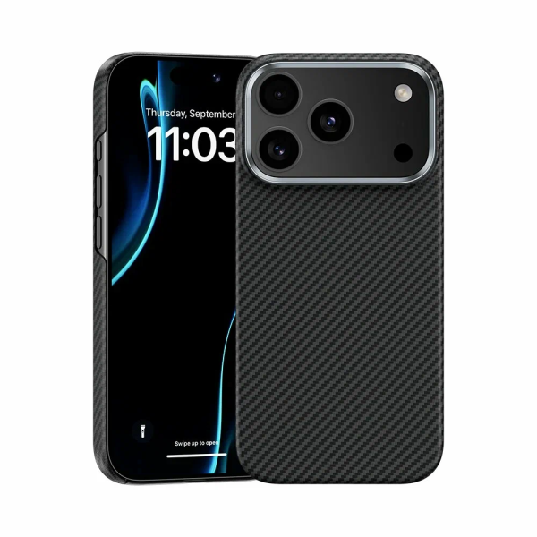 Чехол Benks ArmorAir Case built with Kevlar® 600D для iPhone 17 Pro Max, черный (Black)