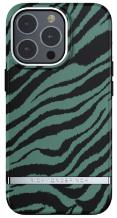 Чехол Richmond & Finch для iPhone 13 Pro Max, цвет "Изумрудная зебра" (Emerald Zebra) (R47005)
