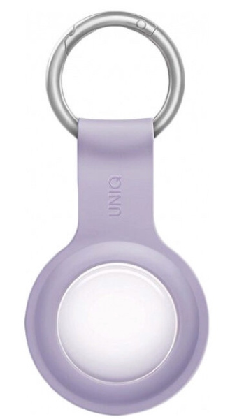 Чехол Uniq для Apple AirTag Lino Liquid silicone Lavender