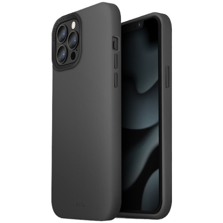 Чехол Uniq Lino MagSafe для iPhone 13 Pro, цвет Серый (IP6.1PHYB(2021)-LINOHMGRY)