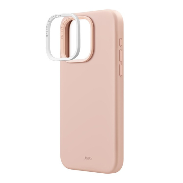 Чехол Uniq для iPhone 15 Pro чехол LINO Pink (Magsafe)