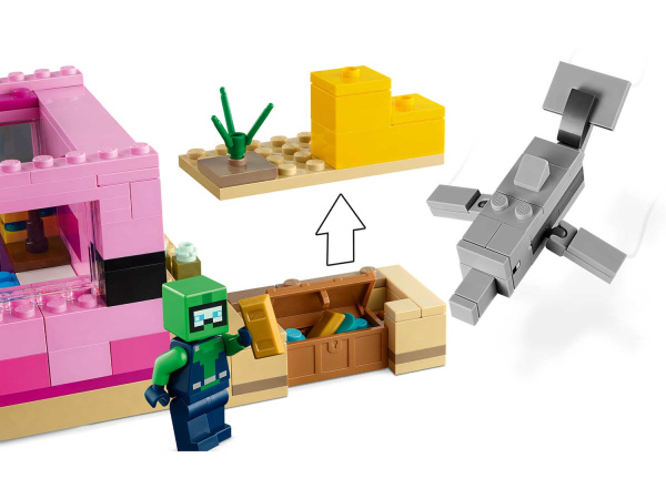 Конструктор LEGO Minecraft - Дом Аксолотля (21247)