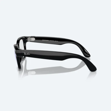Умные очки Ray-Ban Smart Glasses Wayfarer Shiny Black/Clear, RW4006, размер М, Без автозатемнения