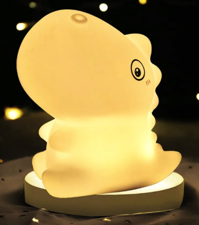 Ночник Dinosaur Silicone Night Light (белый)