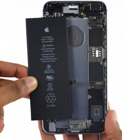 Замена аккумулятора (оригинал) на iPhone 6