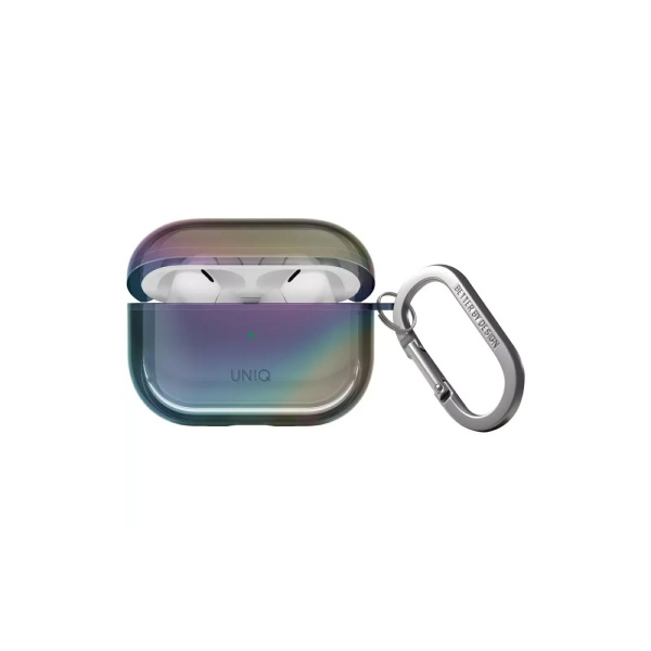Чехол Uniq Iridescia (holographic) Midnight Quartz для Airpods Pro 2