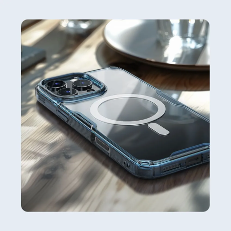 Чехол Nillkin Nature TPU Pro Magnetic Blue для iPhone 16 Pro Max