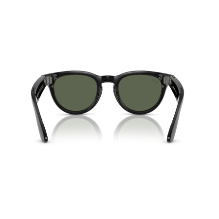 Умные очки Ray-Ban Smart Glasses Headliner Shiny Black / G15 Green, RW4009F, размер М