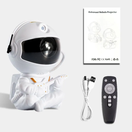 Проектор звездного неба Астронавт HR-F2 Космонавт (White)