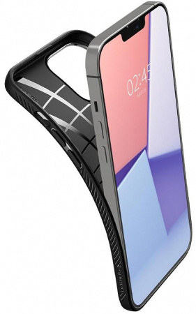 Чехол Spigen Liquid Air для iPhone 13 Pro Max Matte Black, цвет Черный матовый (ACS03201)