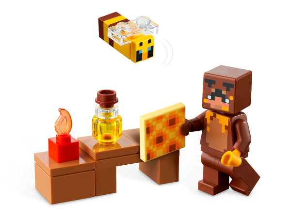 Конструктор LEGO Minecraft - Пчелиный коттедж (21241)