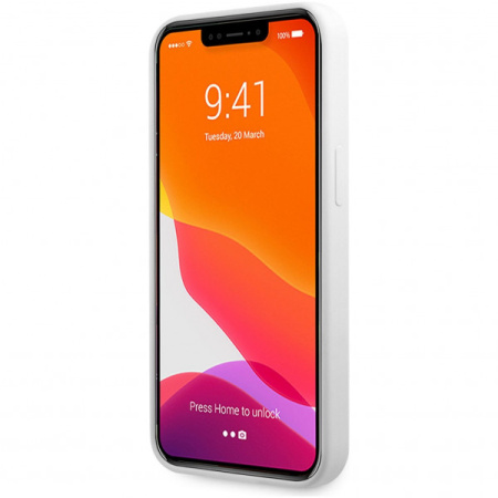 Чехол CG Mobile Karl Lagerfeld Liquid silicone Karl & Choupette Hard для iPhone 13 Pro, цвет Белый (KLHCP13LSSKCW)
