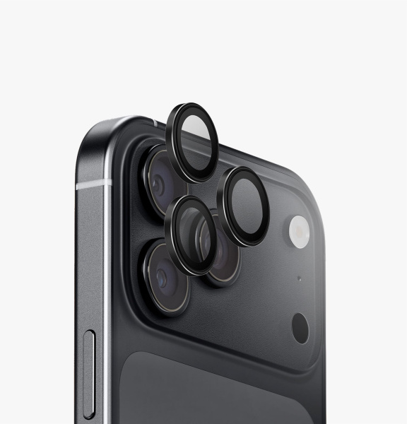 Стекло Uniq OPTIX Camera Lens PRIME Sapphire Stainless steel Graphite для iPhone 18 Pro/18 Pro Max