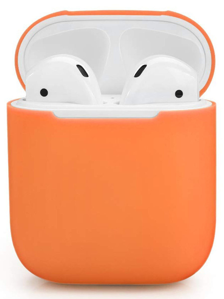 Чехол для AirPods 2 ультратонкий Premium (Orange)