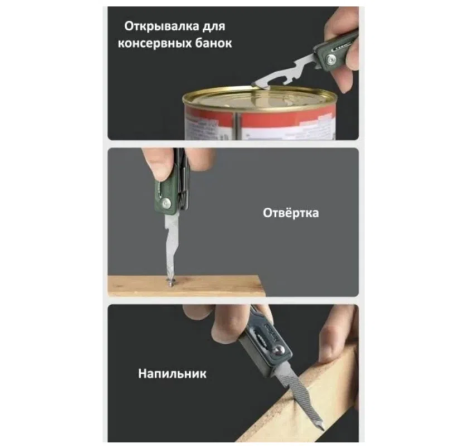 Мультитул мини Xiaomi NexTool Multifunction Knife, Черный NE20096